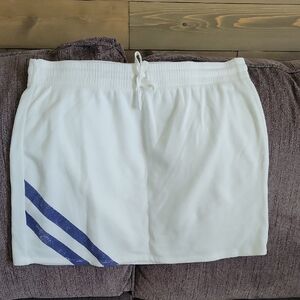 White and Blue Women's Skirt